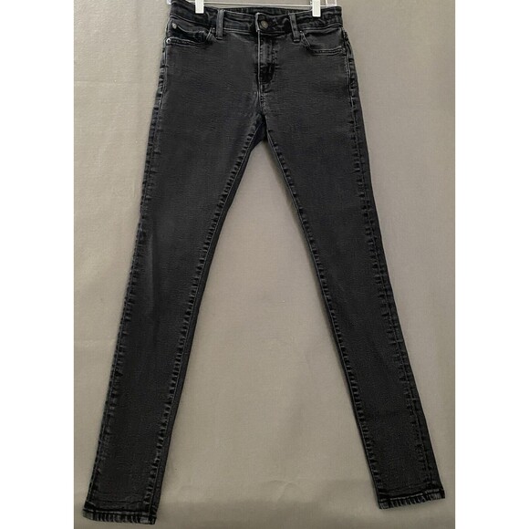 Ralph Lauren Jeans Womens 27 x 30 Black Denim & Supply Skinny Logo Casual - Picture 1 of 13